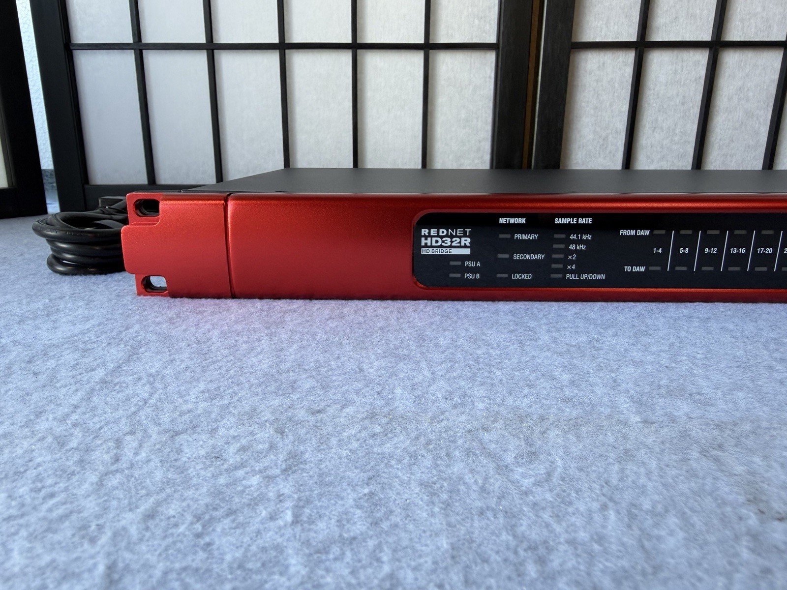 Focusrite RedNet HD32R Dante to Pro Tools HD Bridge Dual PSU Pro Studio Interfac