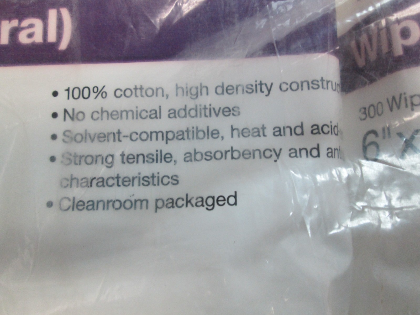 Texwipe TX606 TechniCloth Wipers | 6" x 6" | 600 Wipers/Bag | Cleanroom Packaged