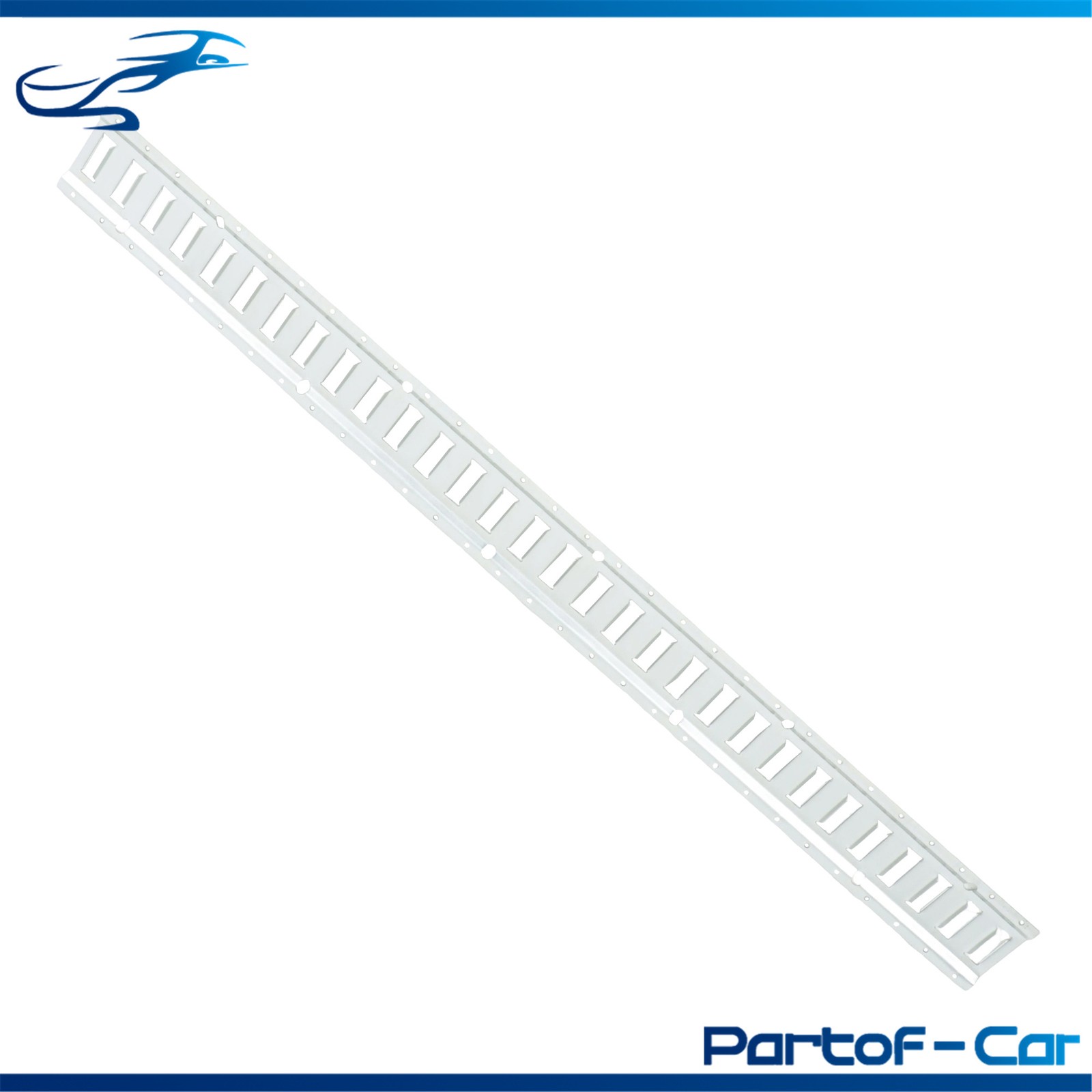 10 Pieces 5' E Track Rail, Galvanized Silver Horizontal Cargo Tie Down Steel