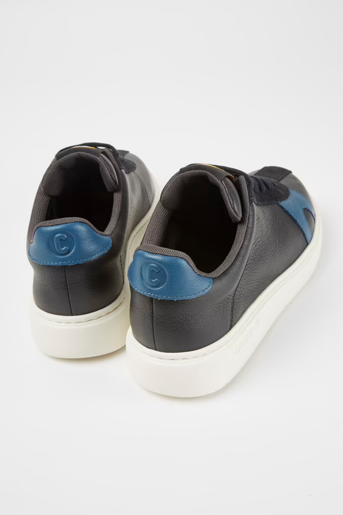 Camper Leather Lace-Up Sneakers Runner K21 | Black | Sz-7.