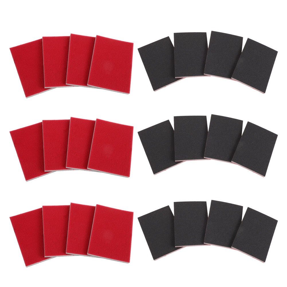 24pcs Sanding Sponges 320 Grit - Ultra Fine Wet Dry Sandpaper Pads - 3.9x2.8