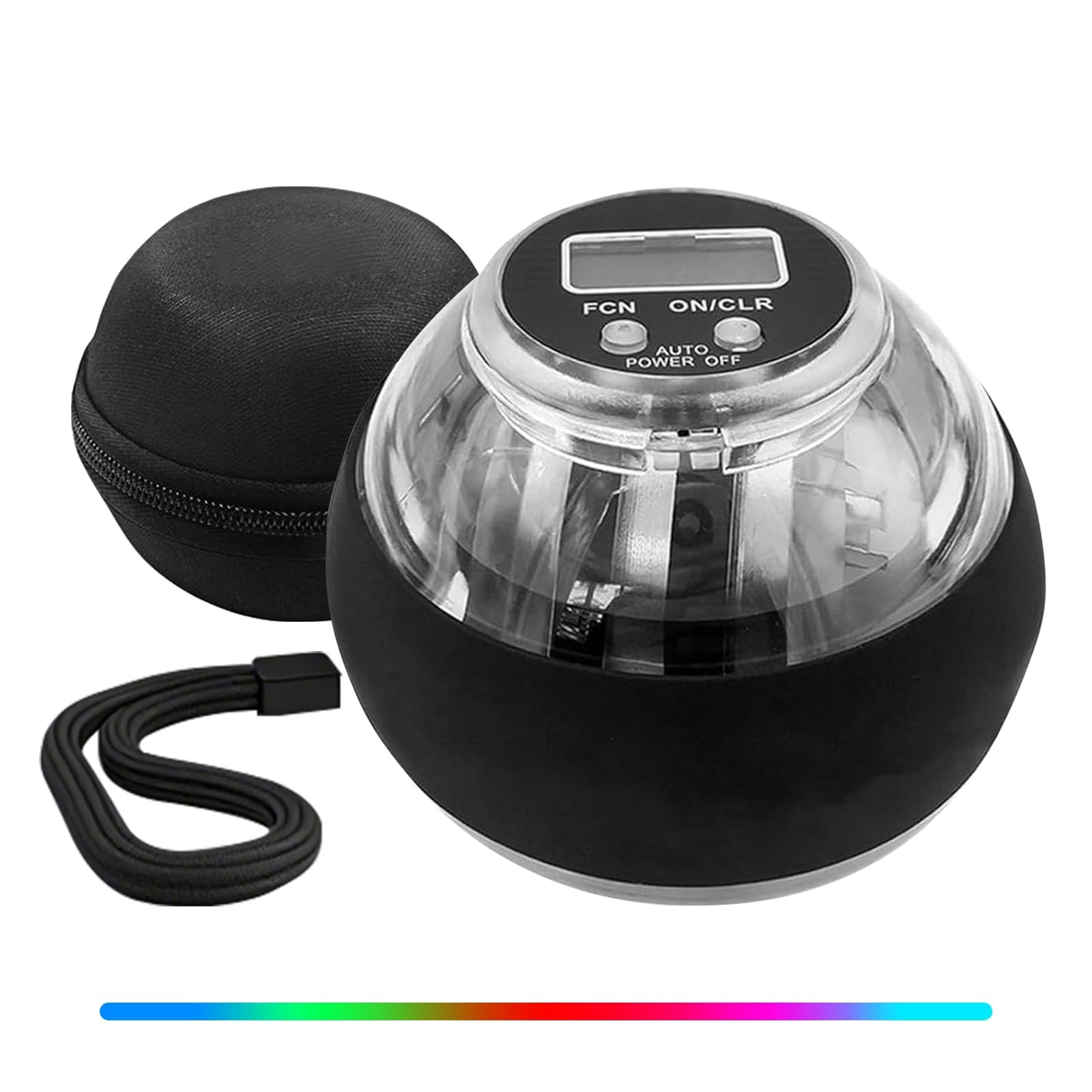 Adjustable Hand Exerciser with Digital Counter  Portable Case for Strength