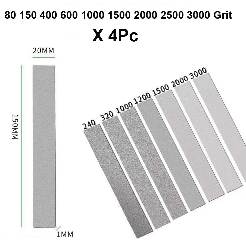 80~3000# Diamond Whetstone Sharpening Stone 150mm x20mm Sharpener Grinding Plate