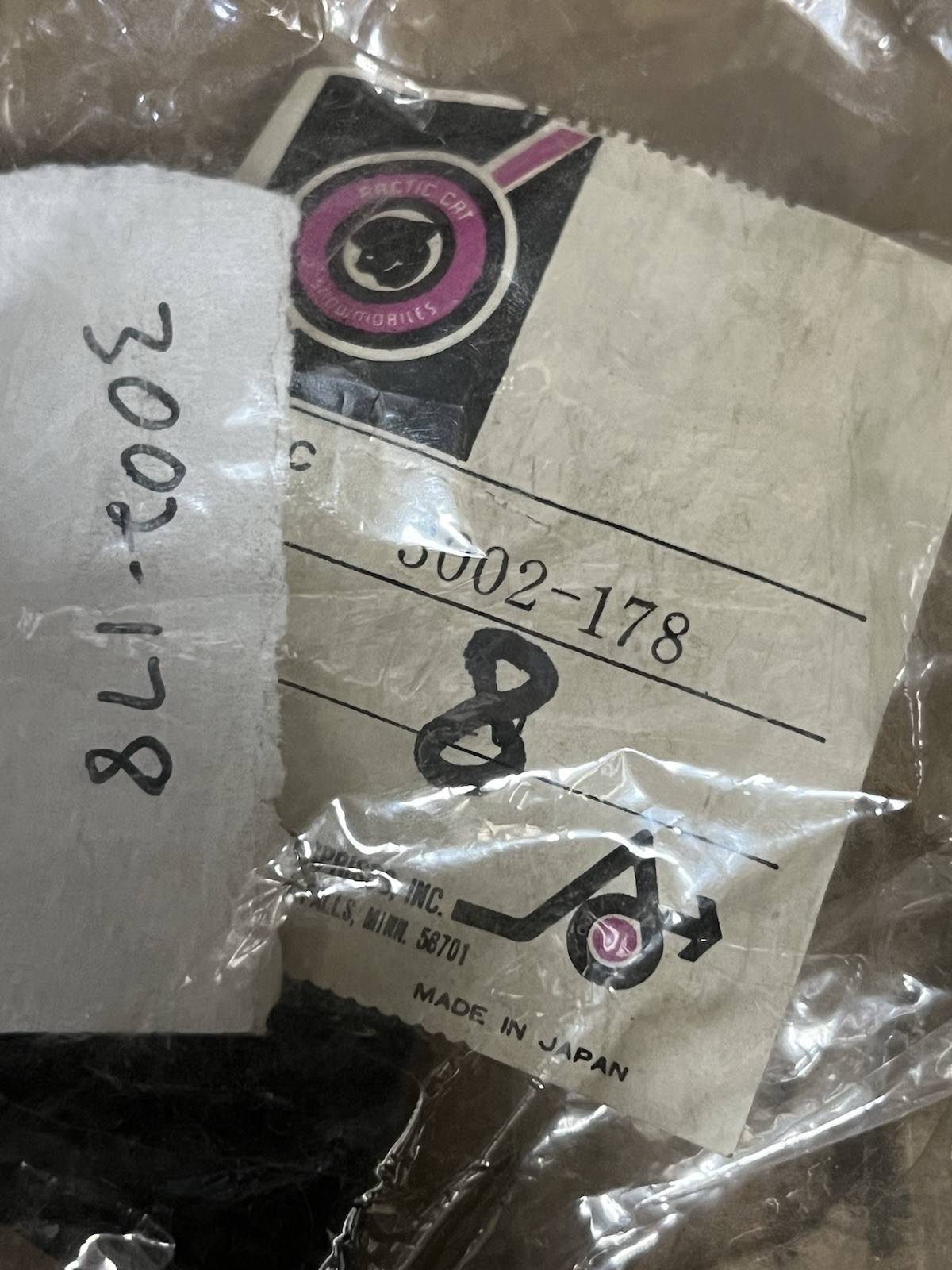 3002-178 Arctic Cat Carburetor Insulator OEM NOS