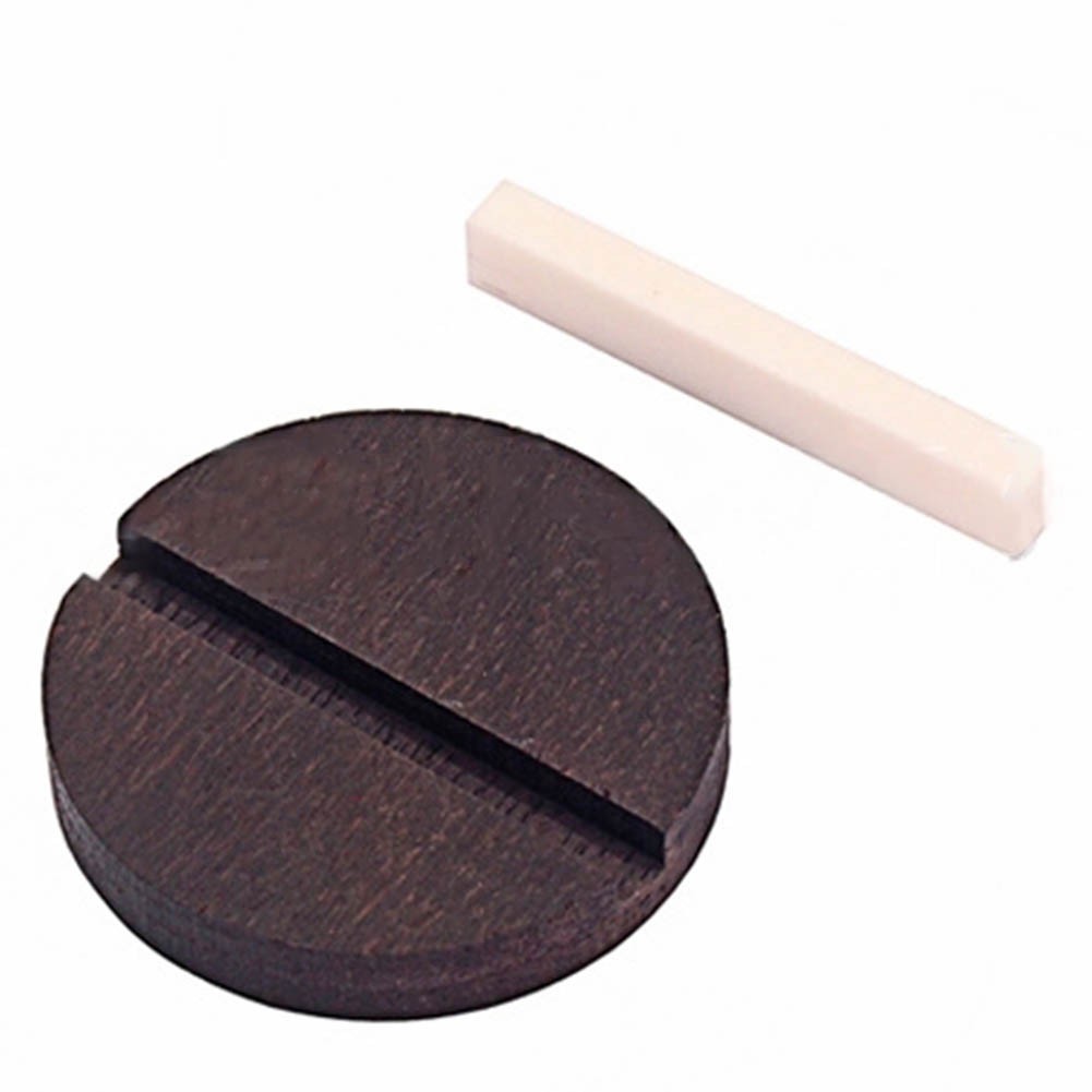 for bridge Guitar Nut Replacement Set Resonator Guitar Wooden Biscuit Saddle