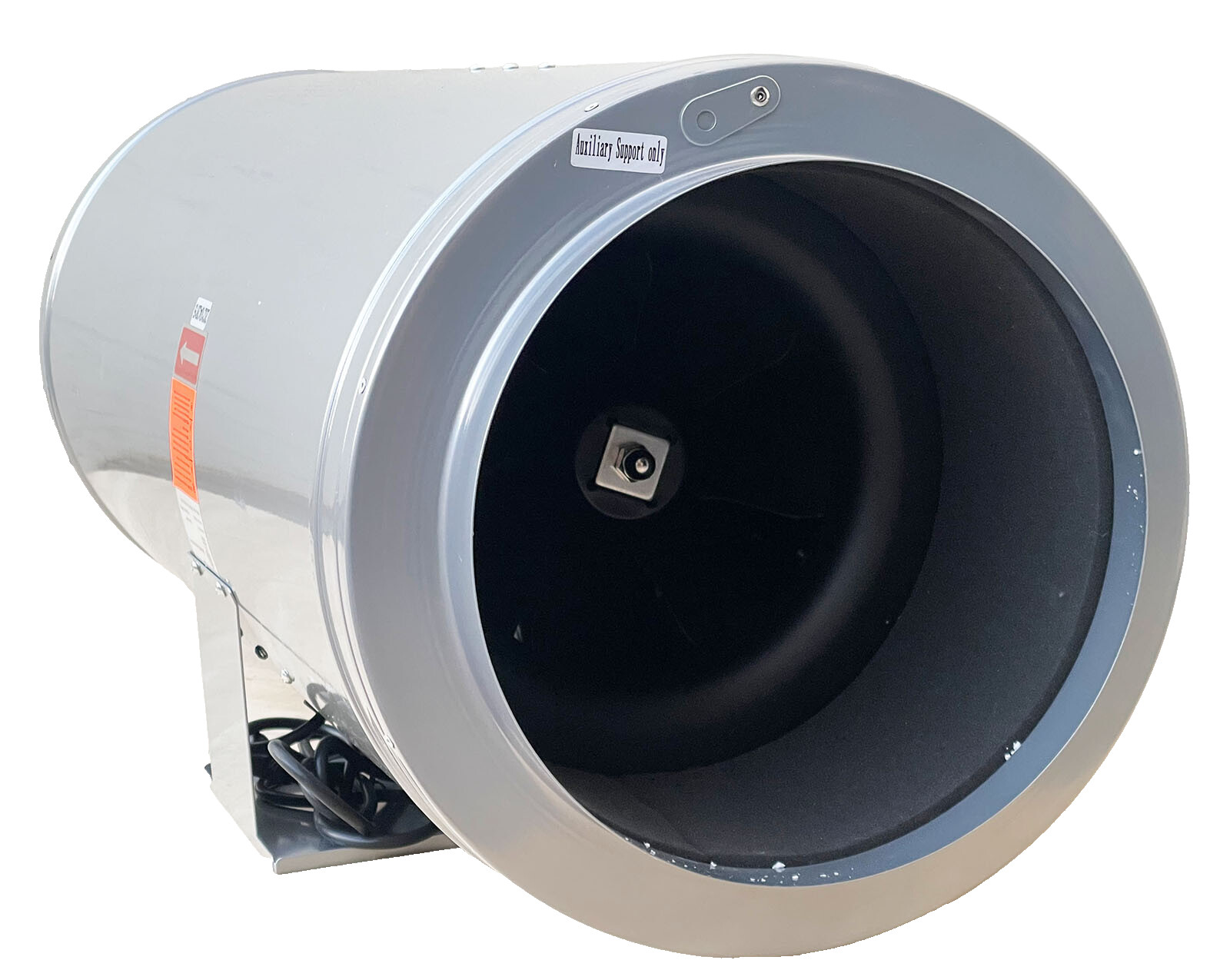 Quiet 12" x 40" Inline Mixed Flow Fan with Muffler Silencer 1765cfm Exhaust Fan