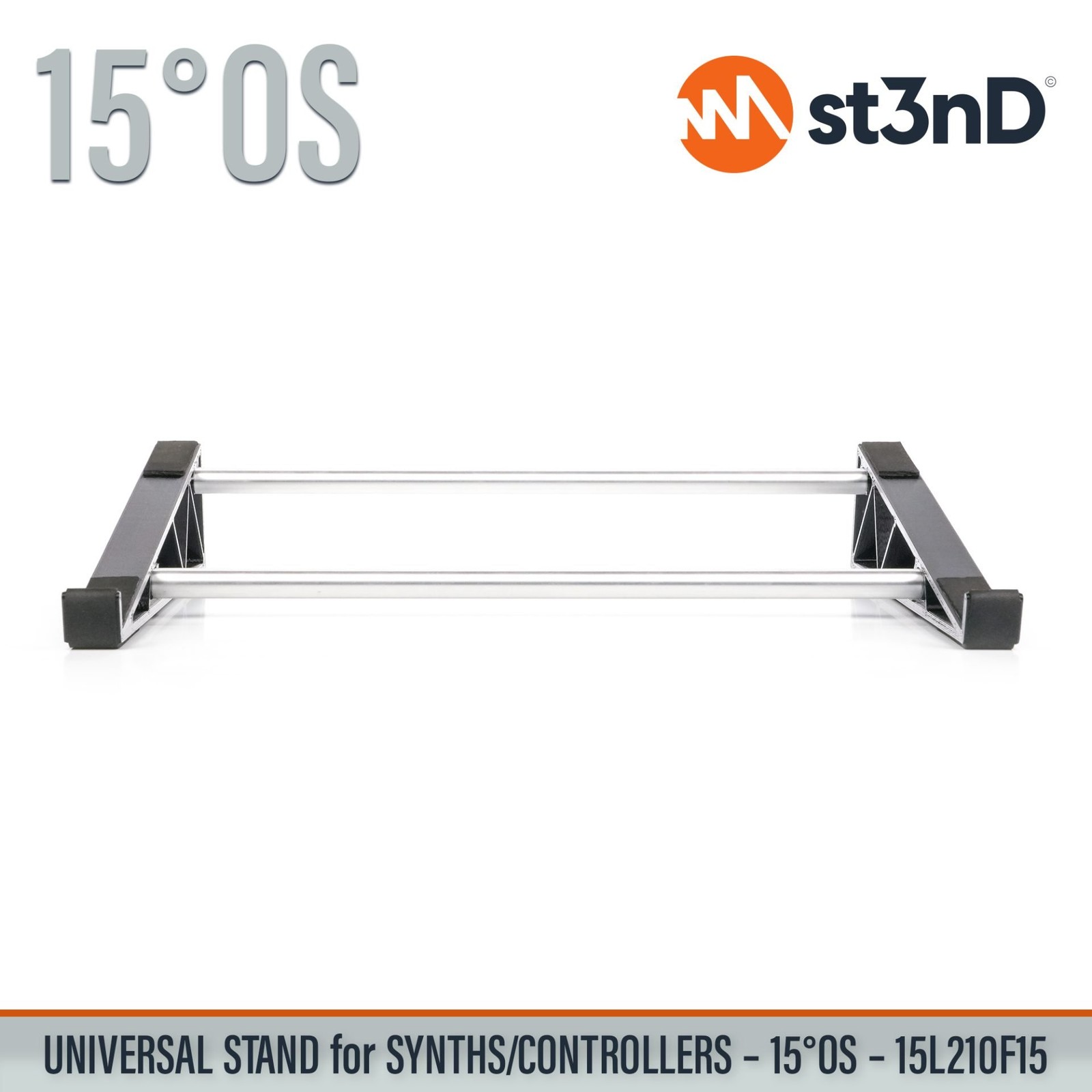 UNIVERSAL STAND for SYNTHS / CONTROLLERS - 15° - Open Style - 15L210F15