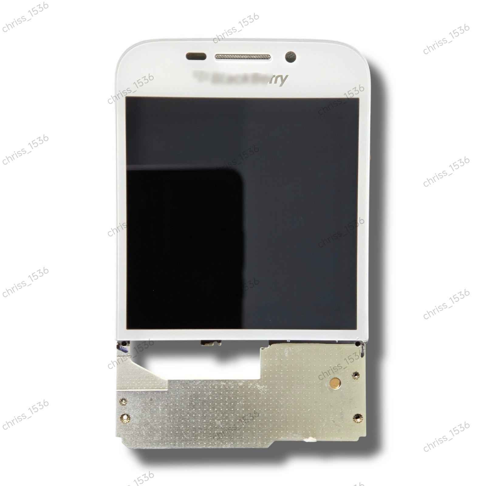 For Blackberry Classic Q20 Frame LCD Display Touch Screen Glass Replace White