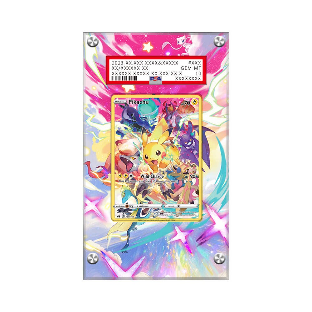 Pikachu – 160/159 - Pokémon PSA Extended Artwork Protective Card Display Case