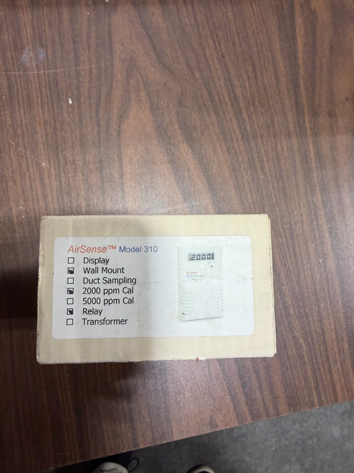 Airsense CO2 sensor PN:310