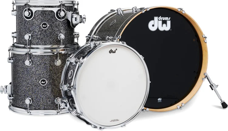 DW DWe 4-piece Shell Pack - Black Galaxy