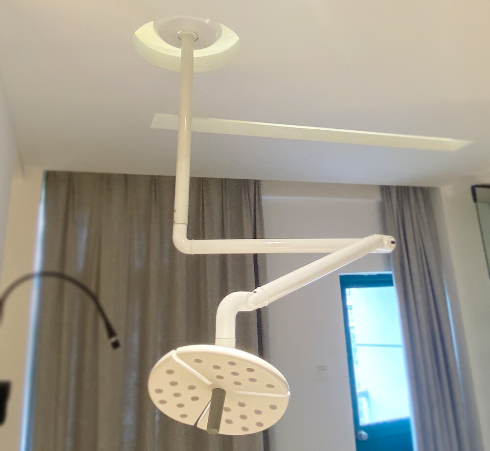 Dental LED Shadowless Ceiling Mounted Operating Examination Lamp KD-2018D-1 USA