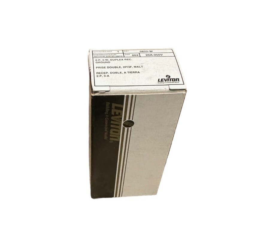 Leviton 5822-W Grounding Duplex Receptacle **SALE**