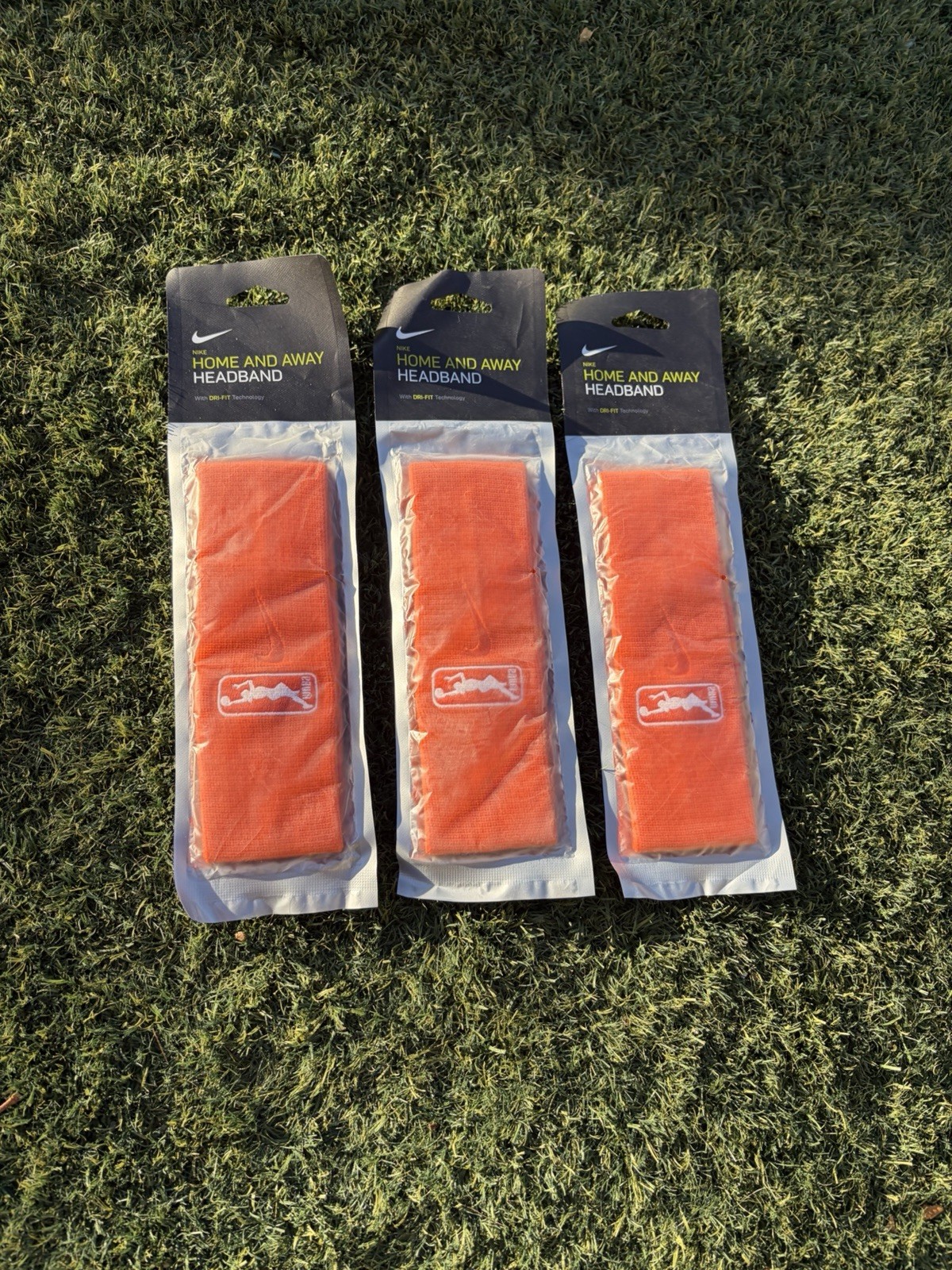 Nike WNBA Home & Away Headbands Lot of 3 Orange New Sealed Dri-FIT
