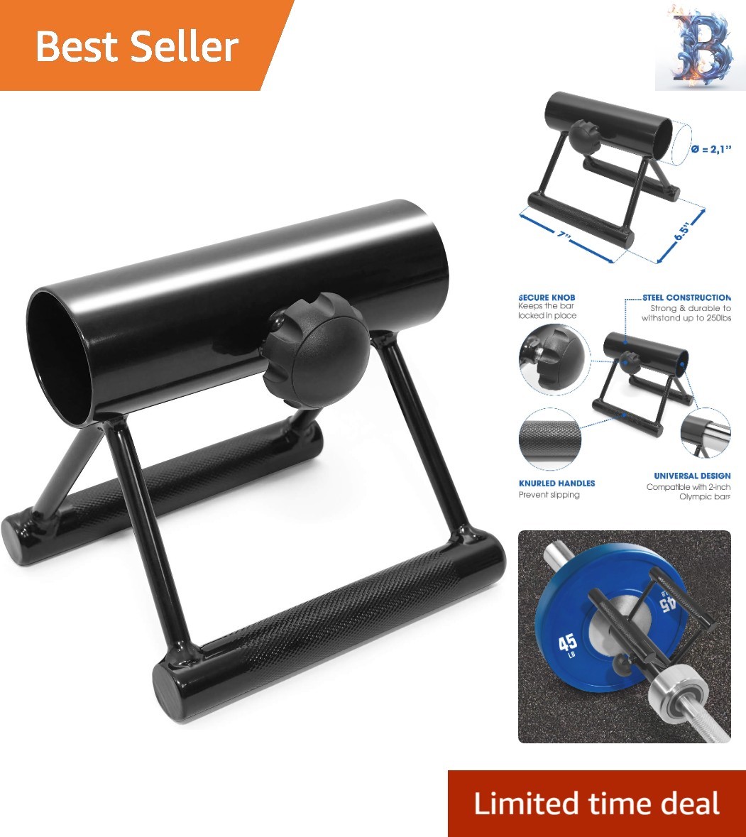 Compact T Bar Row Landmine Handle – Heavy-Gauge Steel, Adjustable, 400 lbs Limit
