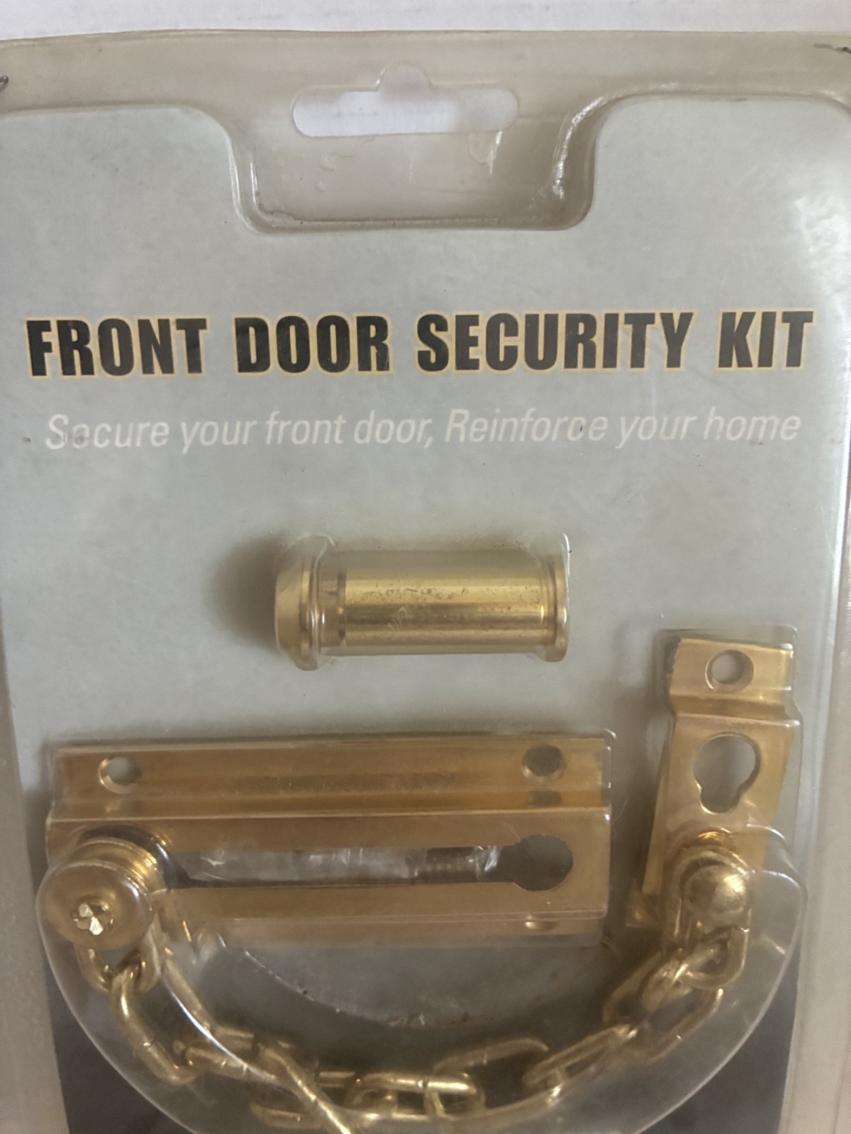 Front DFoor Security Chain Kit Security Chain and Peephole Door Viewer (NEW)