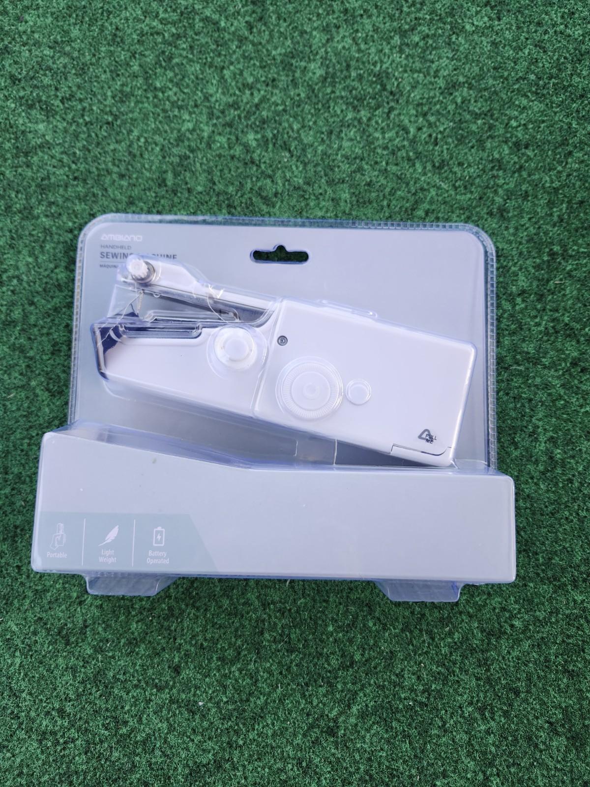 Ambiano Handheld Cordless Portable Sewing machine New Action bin