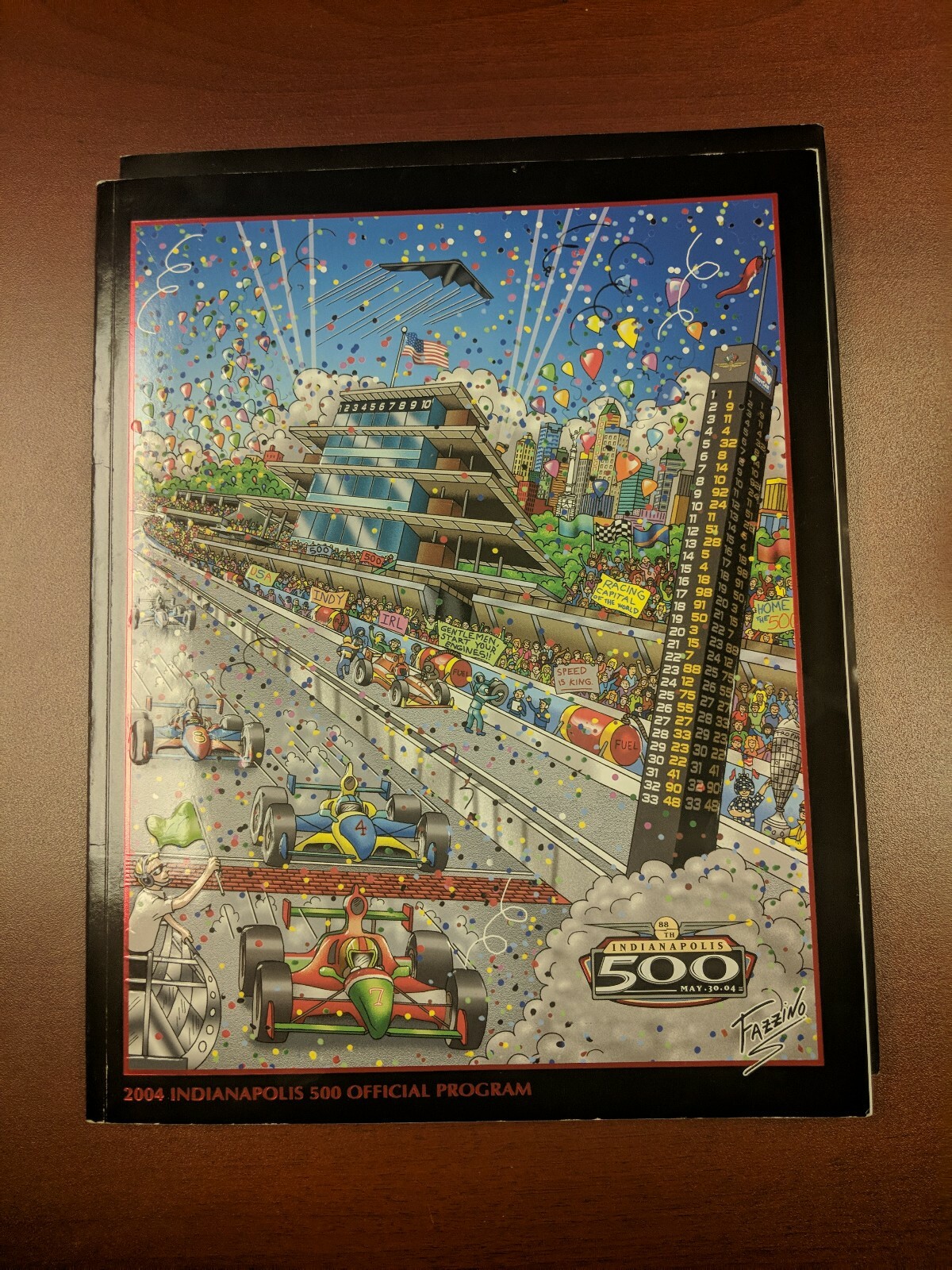 Vintage Racing 2004 INDIANAPOLIS 500 Race Day Program BUDDY RICE