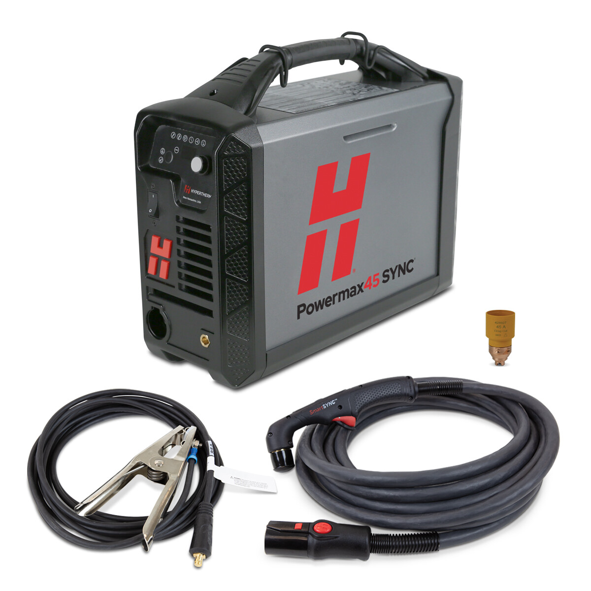 Hypertherm 088560 Powermax45 SYNC Plasma Cutter with 20 ft Hand Torch