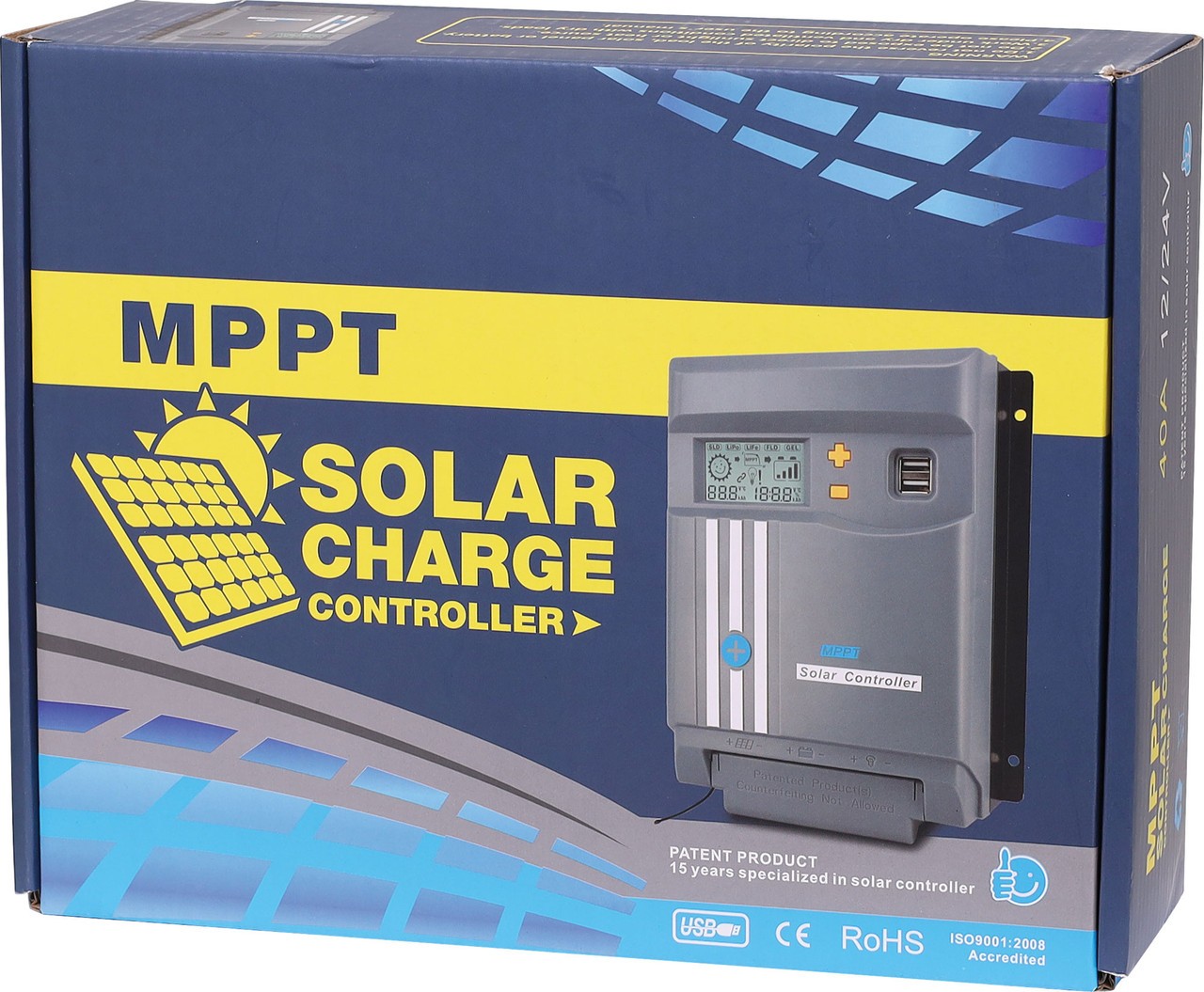 12/24V MPPT Solar Charge Controller 40A