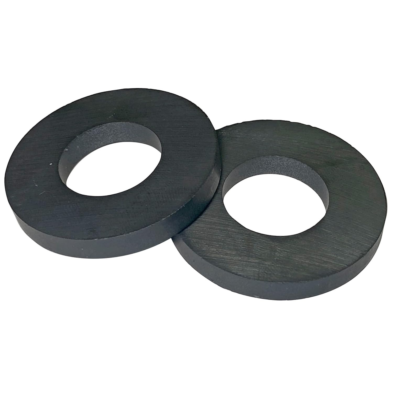 2 Pack Ceramic Ring Magnets Ferrite Strong Magnetic Material Free& Fast Shipping