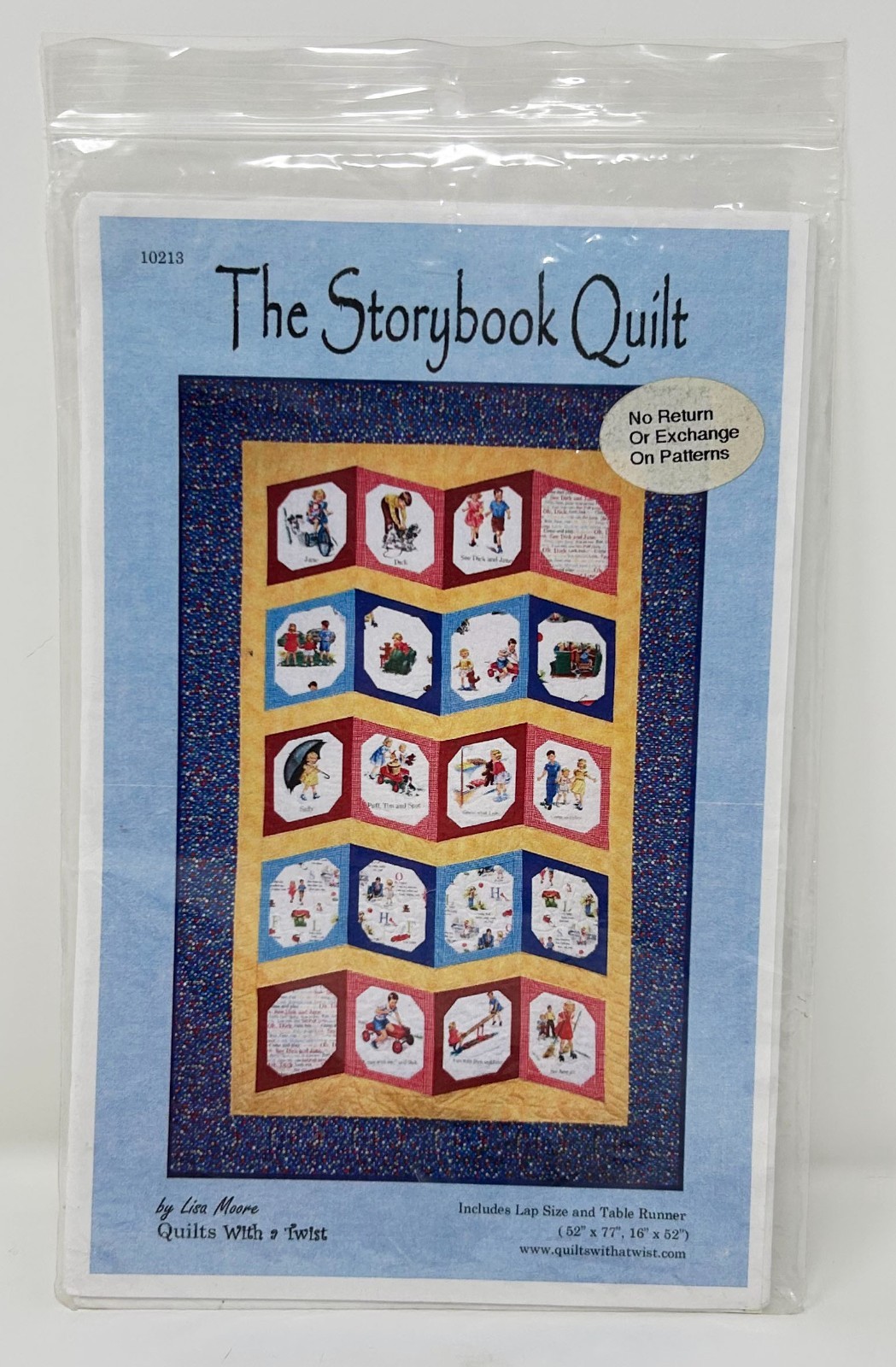 The Storybook Quilt by Quilts with a Twist #10213 Lisa Moore Lap Table Runner