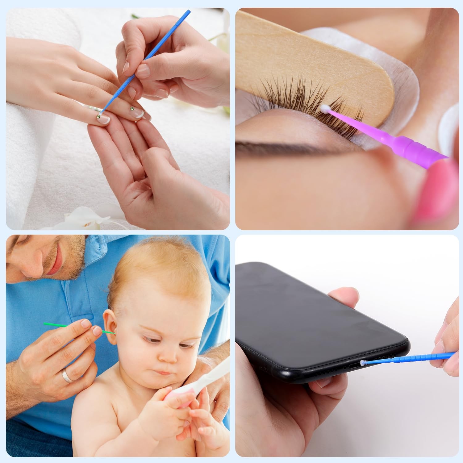Dental Micro Applicators Brushes Regular Disposable 400pcs