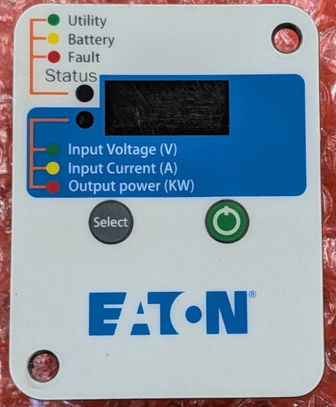 12-110-RMT-PNL Eaton Remote Panel Power Inverter Control Panel Dash Display NTO
