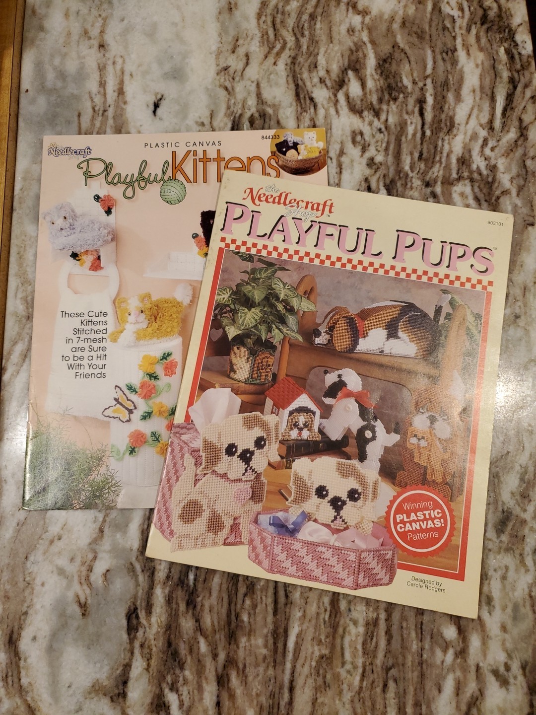 The Needlecraft Shop Plastic Canvas Pattern Books Playful Pups Playful Kittens