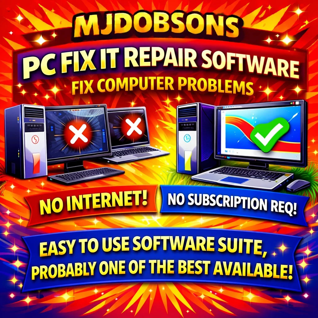 Repair Recover Laptop PC Mega Repair Software Repair PC's Subscription Free