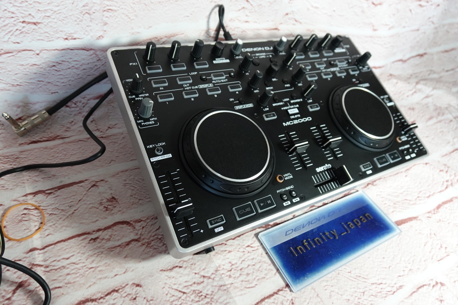 Denon MC2000 DJ Serato USB DJ Controller Dual Deck fast ship from JP unit only