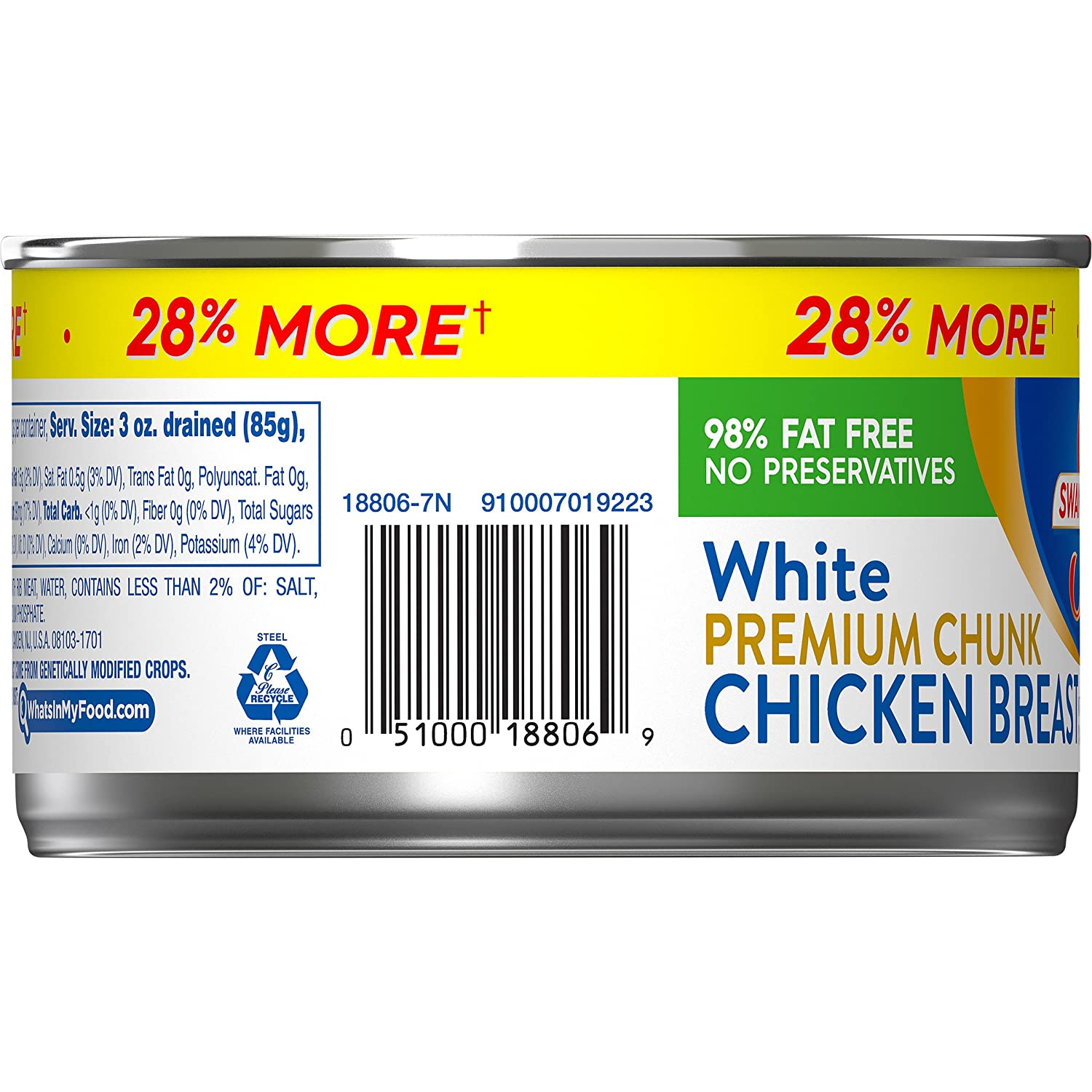 Swanson White Premium Chunk Canned Chicken Breast 12.5oz