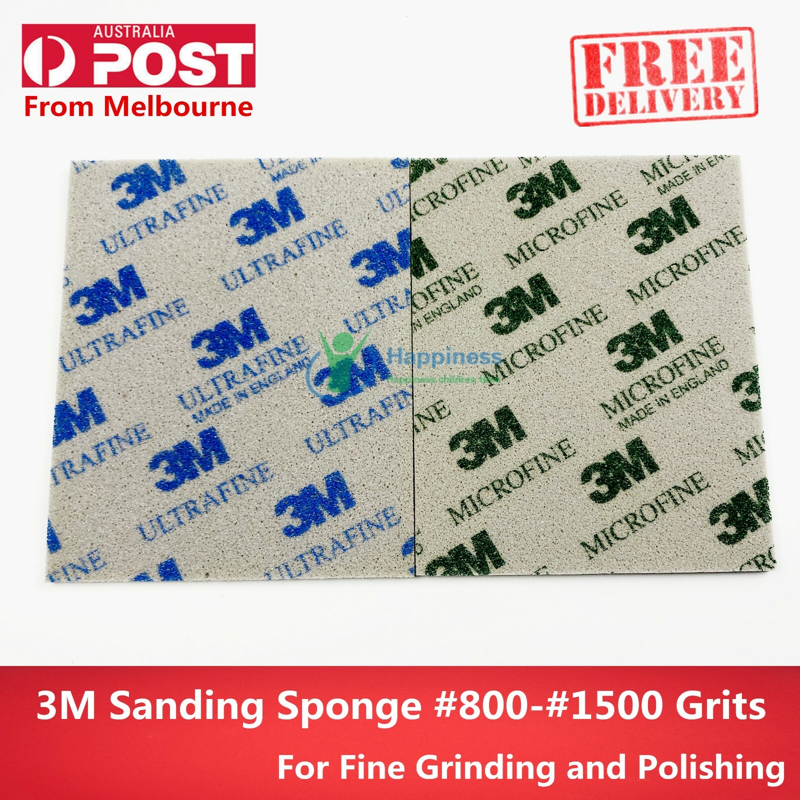 3M Softback Sanding Sponge - Basic polishing sets 800—1500 Grits