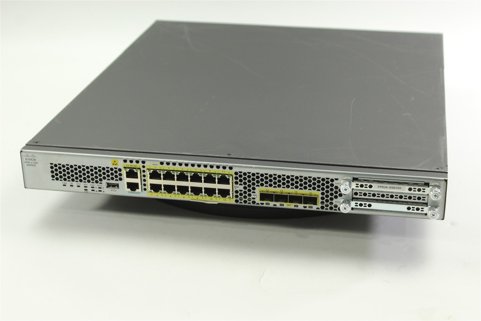 Cisco FPR2110 Firepower 2110 NGFW 1RU 12xRJ-45 4xSFP 1U Rackmount w/ 1TB SSD
