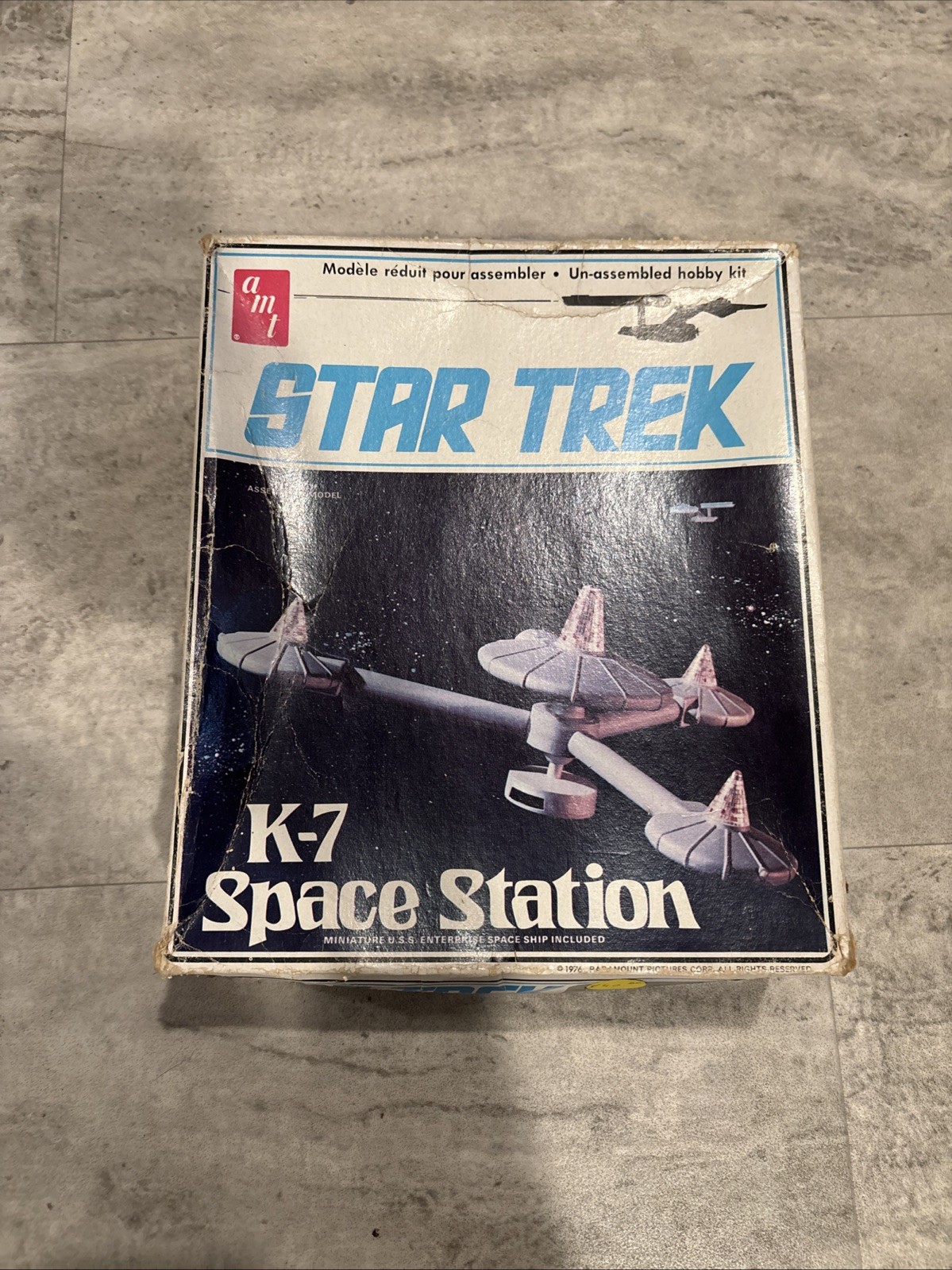 AMT Star Trek K-7 Space Station 1/7600 AMT Plastic Model kit Space - NIB!