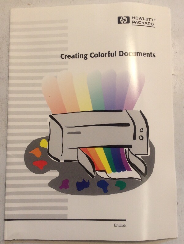 Hewlett Packard HP Creating Colorful Documents Manual Guide English