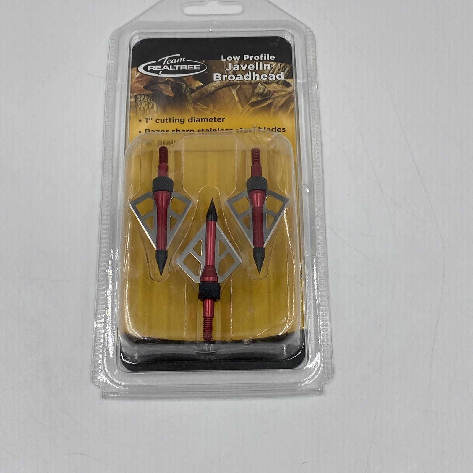 Realtree Javelin Broadhead Low Profile 3 Pack Stainless Steel Hunting