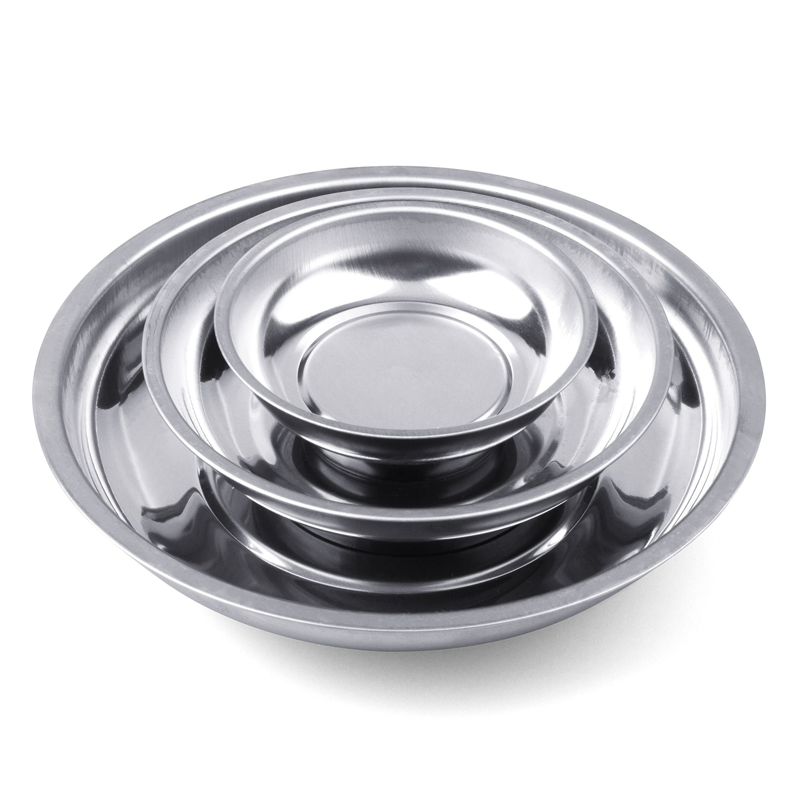 HORUSDY Magnetic Tray | 3Piece | Round Magnetic Parts Tray | 3 Inch 4 Inch 6 ...
