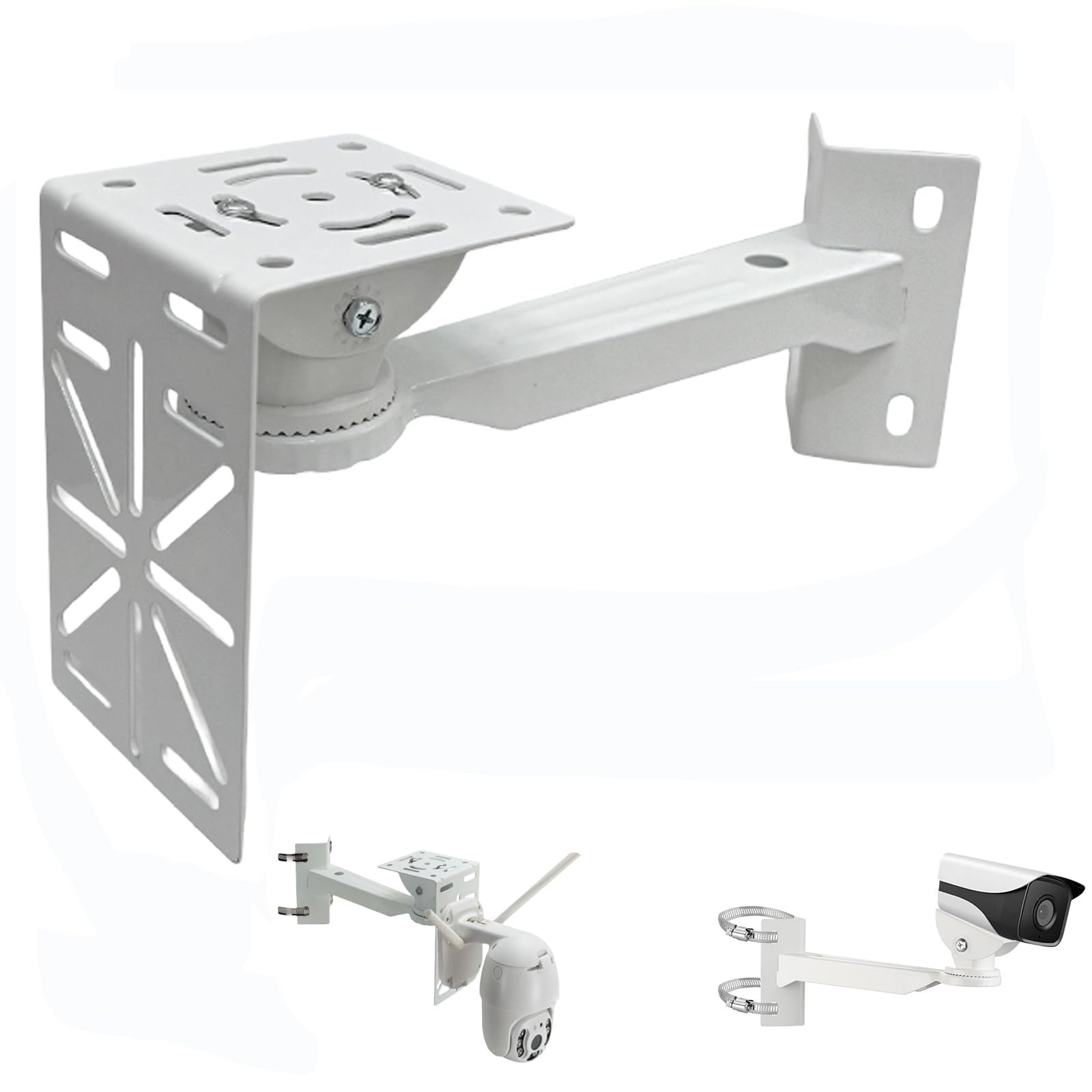 L-Shape Dome Camera Bracket, Wall Ceiling Mount for Security Dome Cameras, Wa...