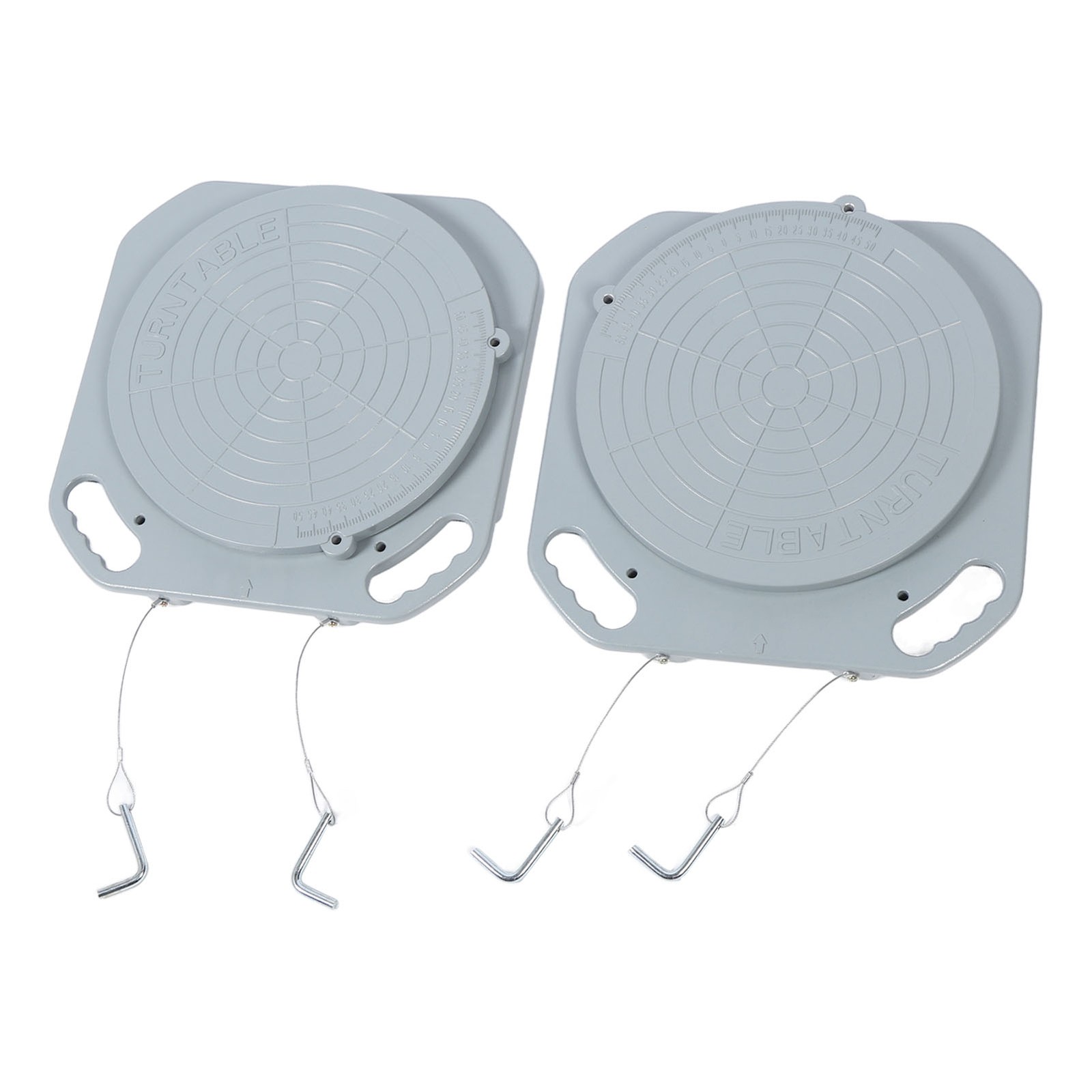 2 Wheel Alignment Turn Plates 5 Ton Capacity For Auto Shops Mg Alloy