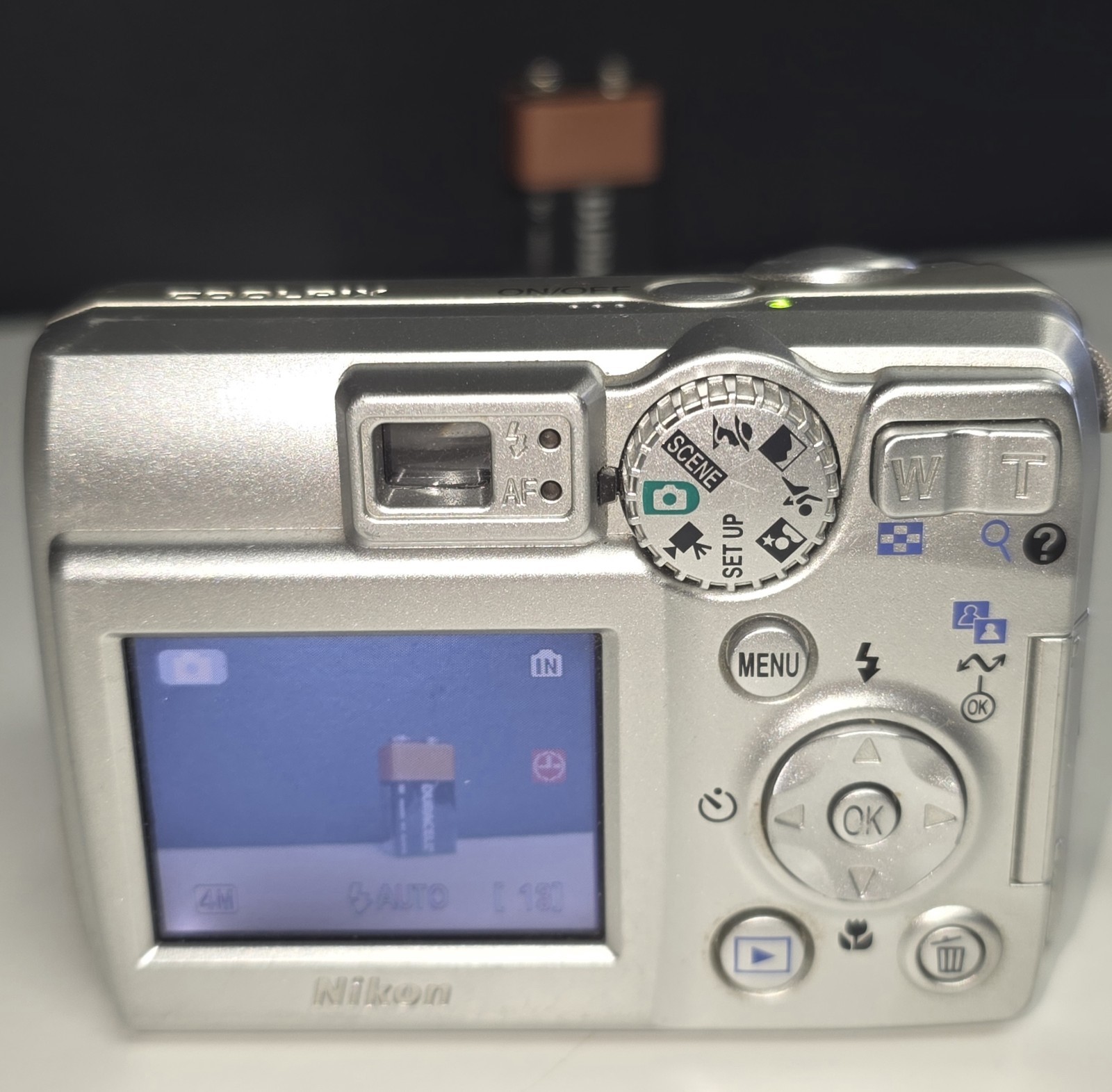 Nikon Digital Camera Coolpix 4600 4.0MP Silver Tested