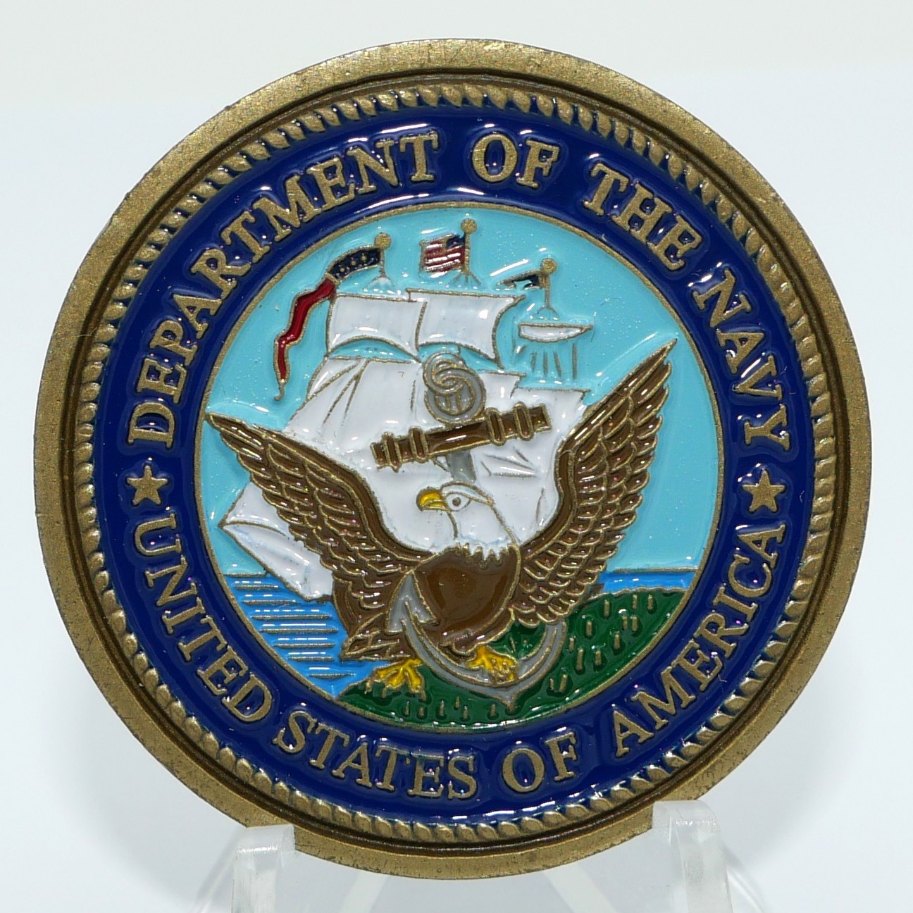 [758] US Navy VR-1 Starlifters Challenge Coin Transport Squadron 4cm