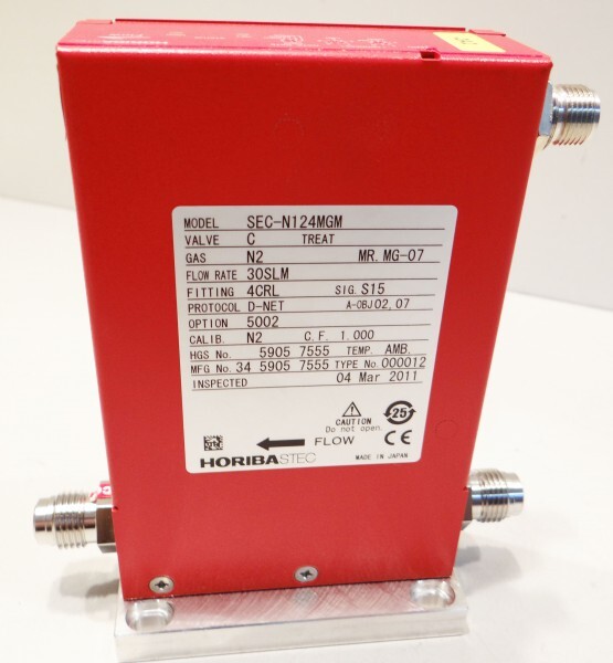 Horiba Stec SEC-N124MGM 000012 Mass Flow Device Flow Meter 30SLM -used-