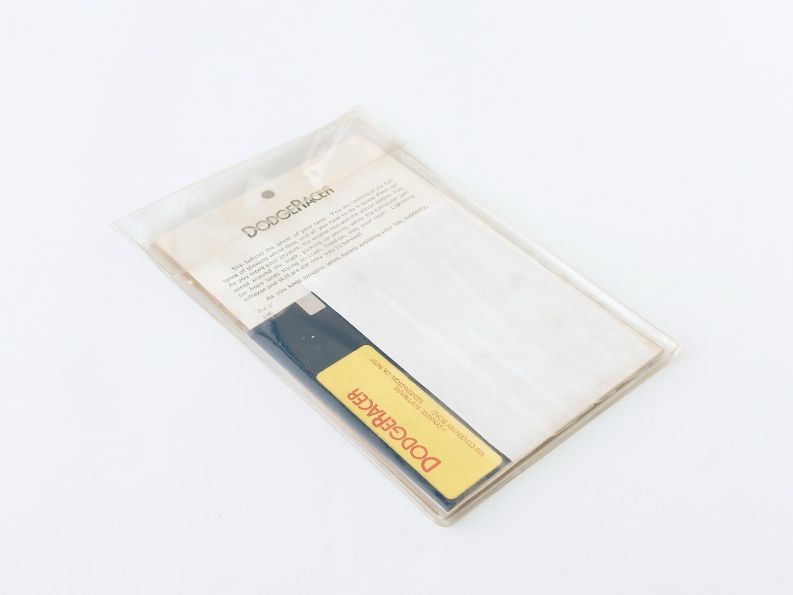 Dodge Racer - Synapse Software - 1981 / Atari 400/800