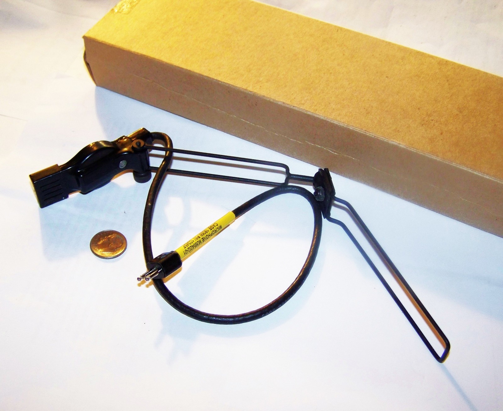 AIRCRAFT C5 V22A 10345F ASTROCOM ELECTROICS HEAD SET DYNAMIC MICROPHONE 4/6 OHM
