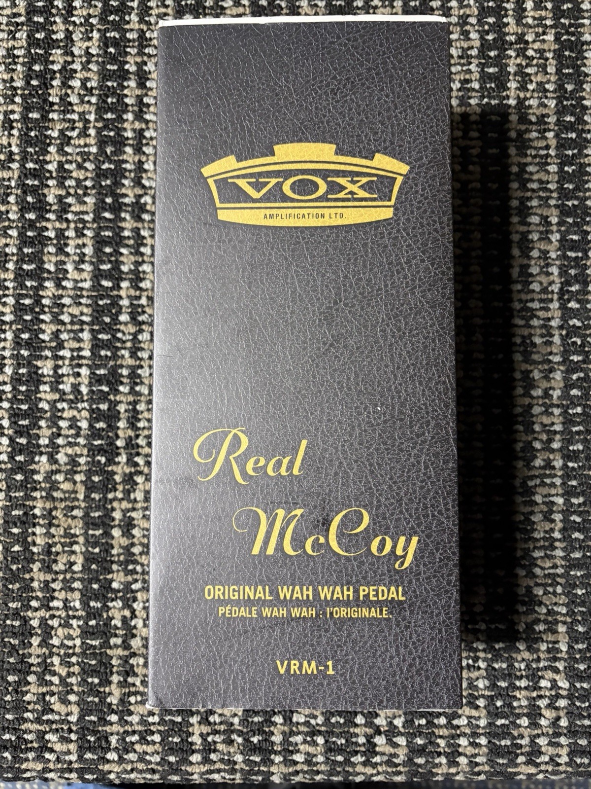 Vox VRM1 Real McCoy Wah Effects Pedal, Black