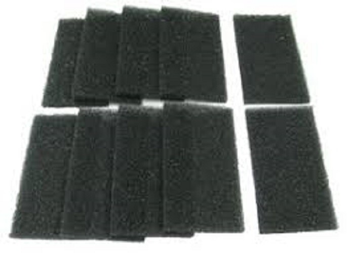 Invacare Perfecto Oxygen Foam Cabinet Filter, 7 x 4 x 1/2 Inches - Pack Of 10