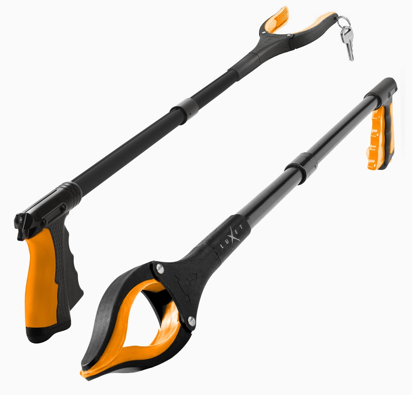 Grabber Reacher Tool - 2 Pack - Latest Version Long 32 Inch Foldable Pick Up ...