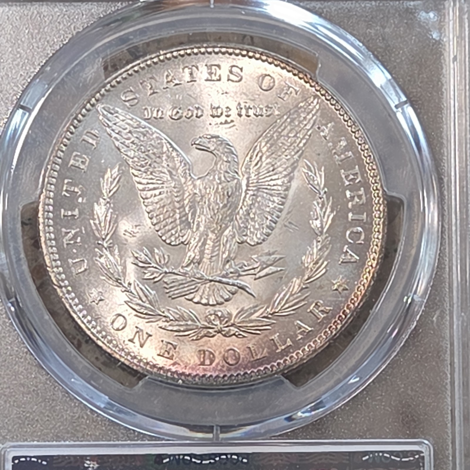 1899 P Morgan Silver Dollar Certified PCGS MS63