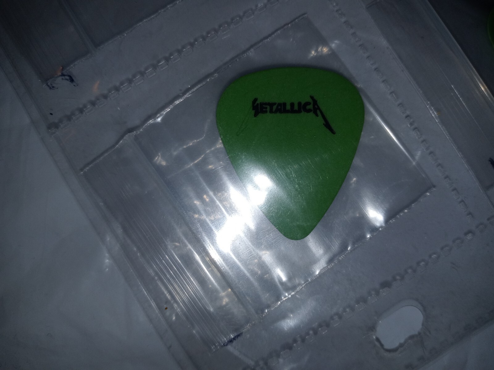 METALLICA Vintage RaRe 1 Sided James or Kirk Concert Old Tour Stage GUITAR PICK
